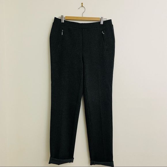 Simons | Contemporaine Tweed Stretchy Work Trouser in Grey - Picture 4 of 12